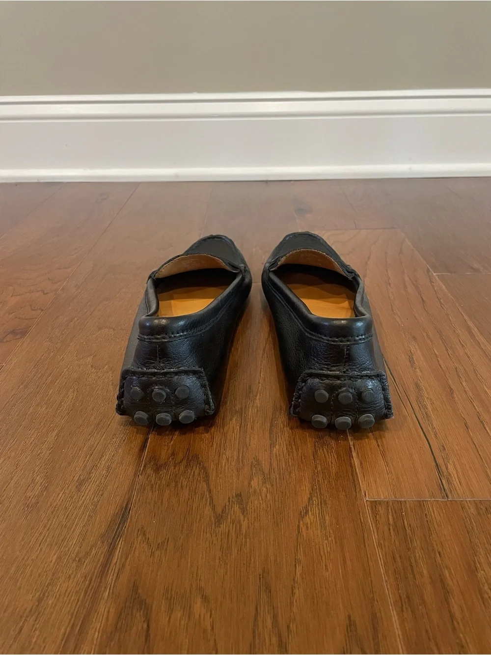 Coach Black Leather Nicola Loafers